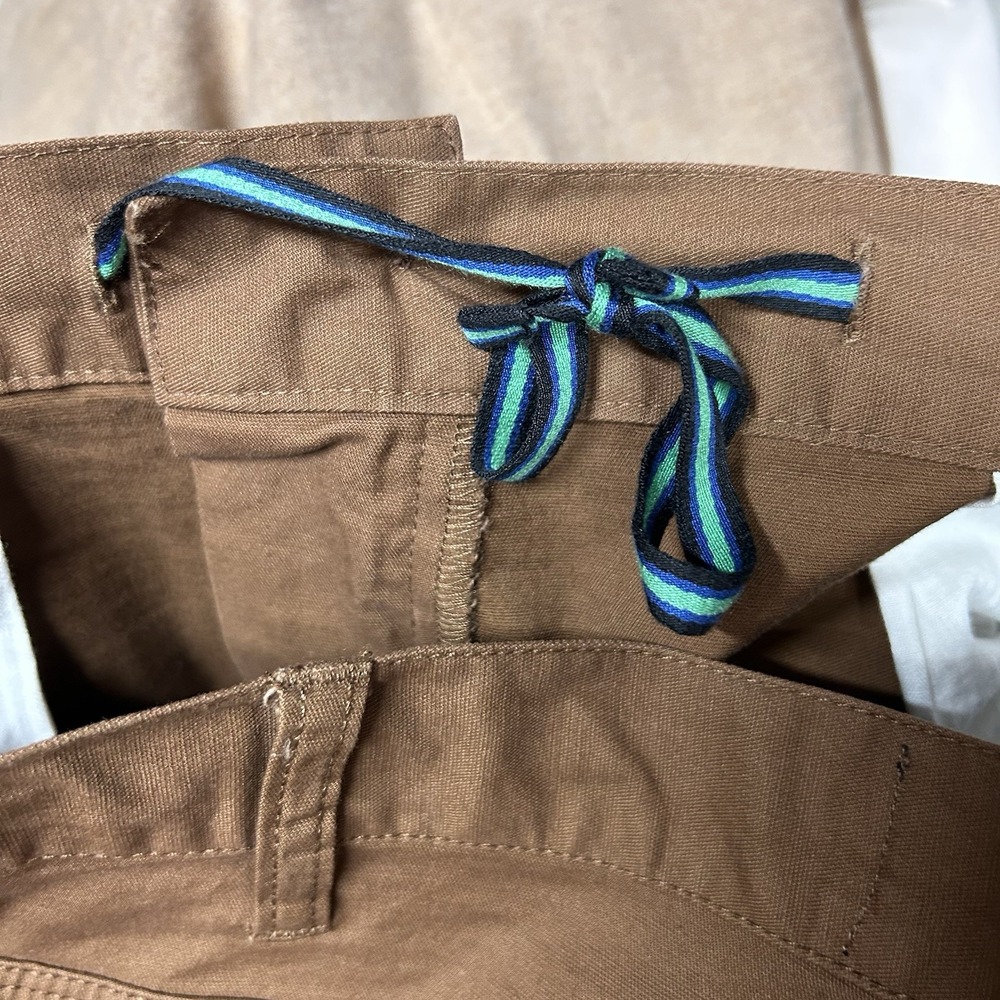 Men's Houston White Brown Dress Cargo Pants Size 38x30 - Picture 8 of 8